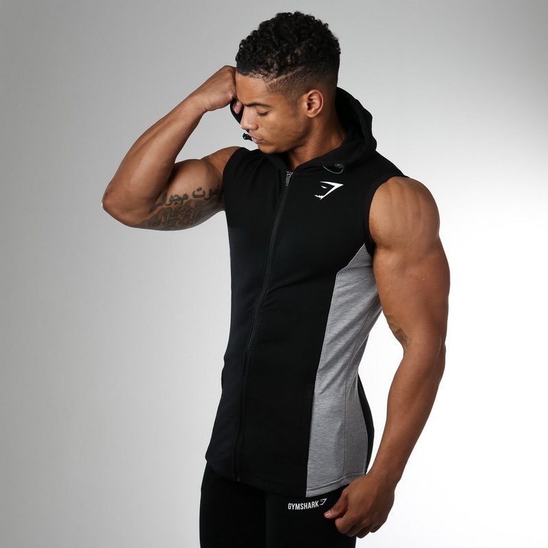 gymshark combat sleeveless hoodie